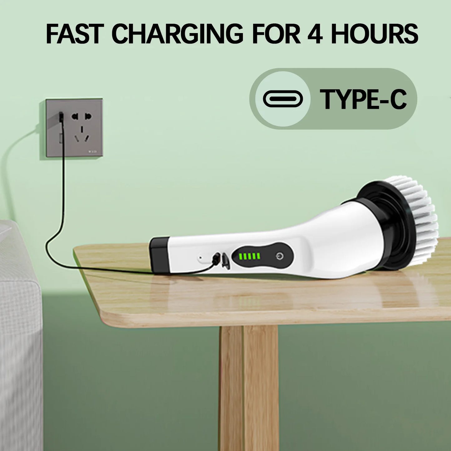 Electric spin scrubber 2.0